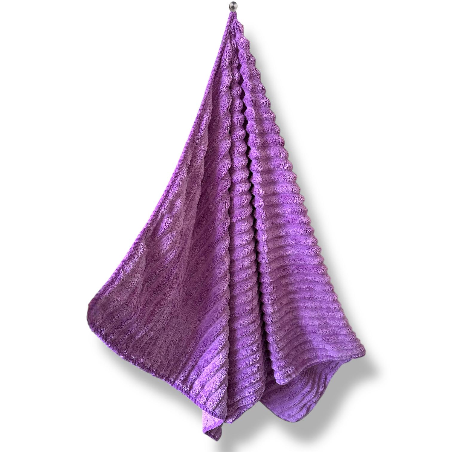 Полотенце микрофибра Malloory Home 80x160 см Светло-фиолетовый (6693-1) - фото 2 Полотенце микрофибра Malloory Home 80x160 см Светло-фиолетовый (6693-1) - фото 2