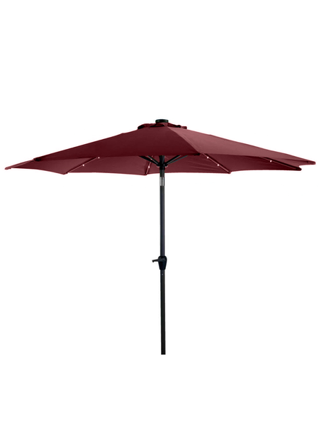 Зонтик с системой антивитер с D 2.7 м Бордовый вишневый (HY-27cherrykm)