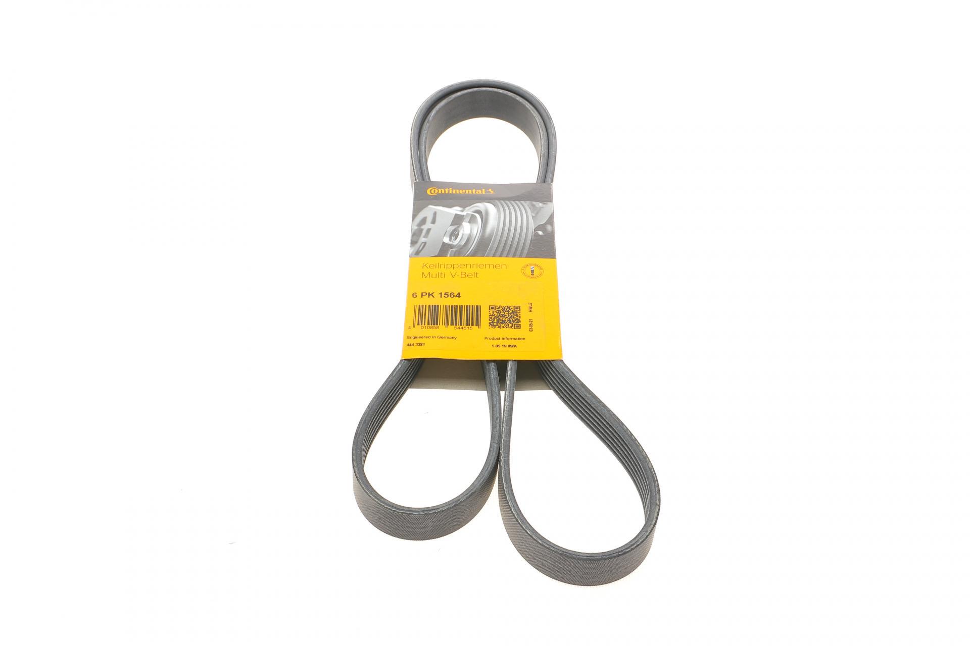 Ремень генератора Continental Citroen Berlingo/Peugeot Bipper/Partner 1.4/1.6 6PK1564 (6PK1564)