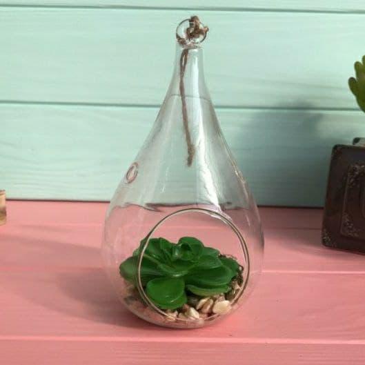 Колбочка подвесная стеклянная Decors Капля S N-13-4 (DR000991)