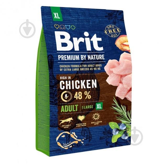 Brit (Чехія) Сухий корм Brit Premium XL 3 kg (для дорослих собак гігантських порід)