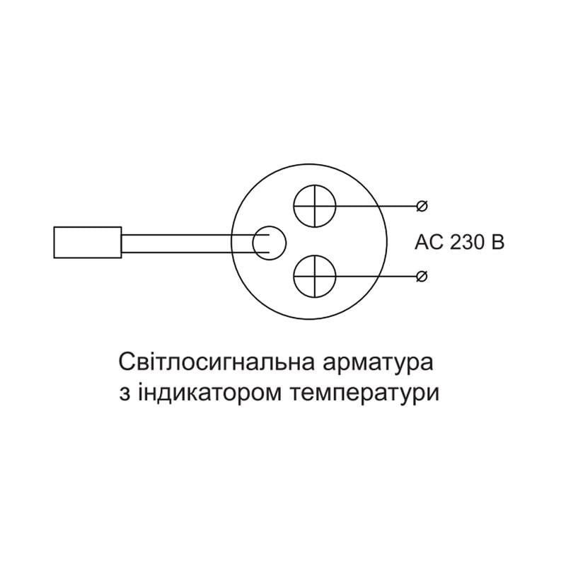 Измеритель температуры цифровой АСКО-УКРЕМ U-ADM-T -20-199°C квадратный ø 22 мм Синий (A0190010156) - фото 3