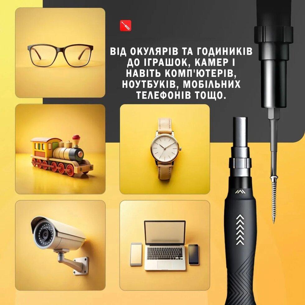 Набор отверток для ремонта техники Jakemy JM-8183 145в1 с магнитными битами в кейсе Black/Yellow (110297) - фото 5 Набор отверток для ремонта техники Jakemy JM-8183 145в1 с магнитными битами в кейсе Black/Yellow (110297) - фото 5