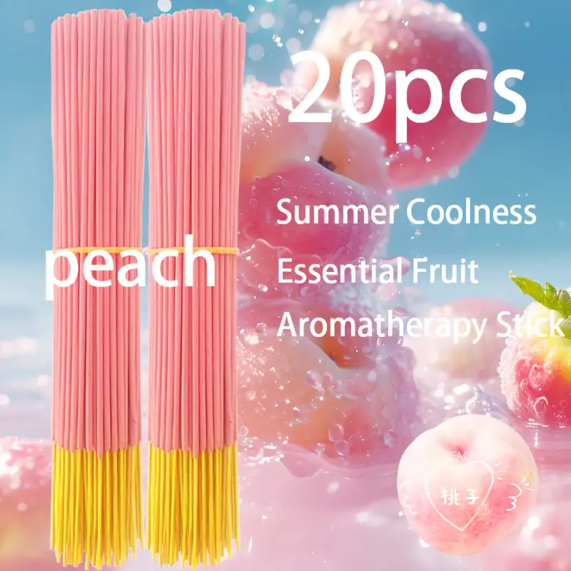 Аромапалочки Персик с бамбуковым ядром 20 шт. Розовый (27086329) - фото 9 Аромапалочки Персик с бамбуковым ядром 20 шт. Розовый (27086329) - фото 9