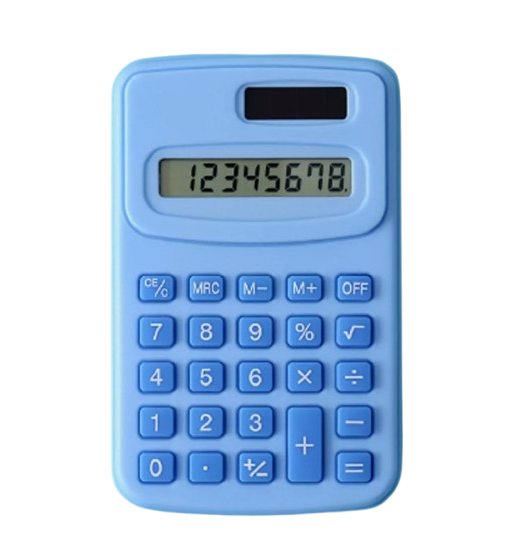 Калькулятор карманный Keenly KC-888 10х6,5 см Голубой (21264576)