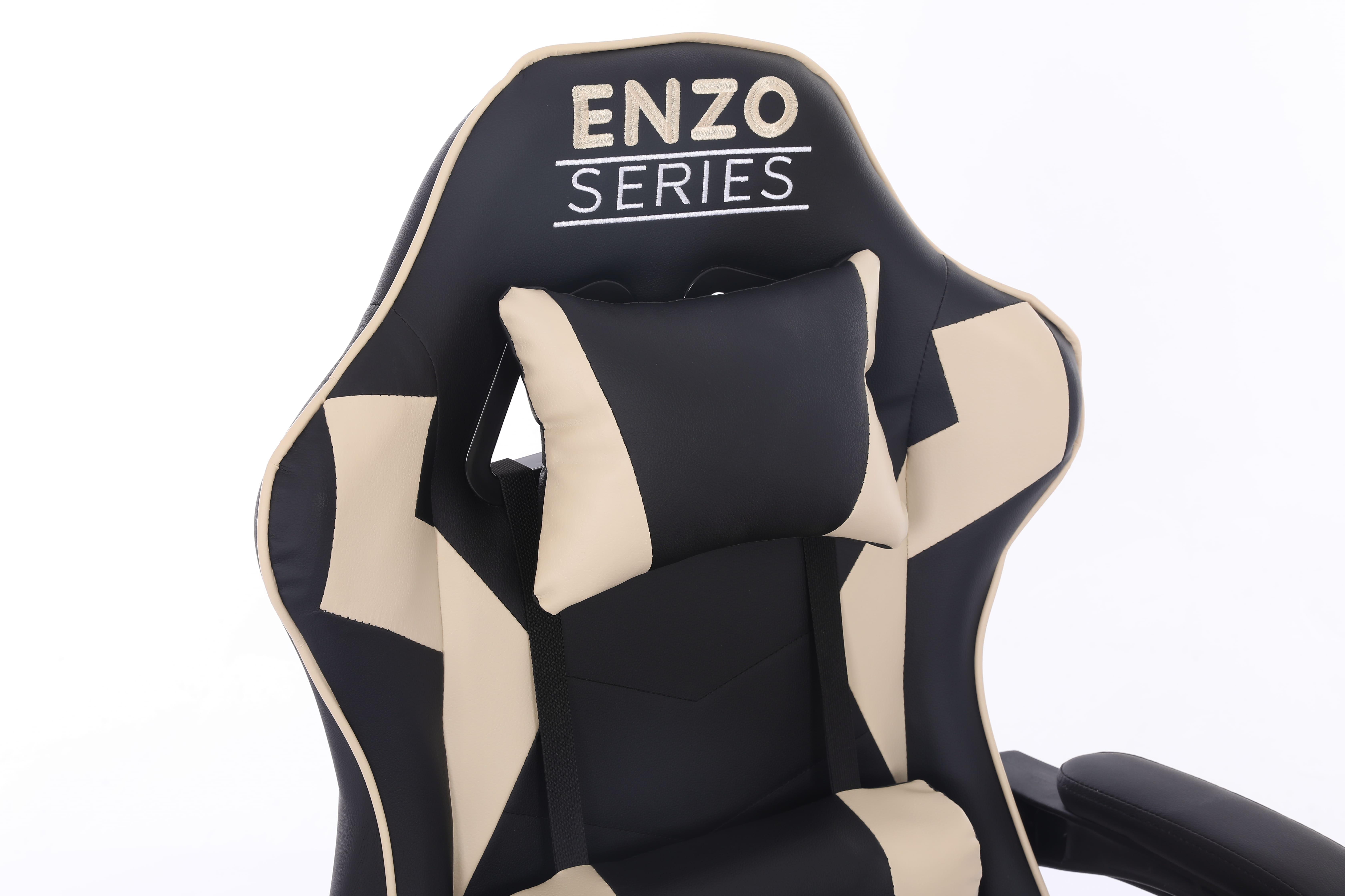 Компьютерное кресло Extreme Enzo Черный/Бежевый (22288547) - фото 7
