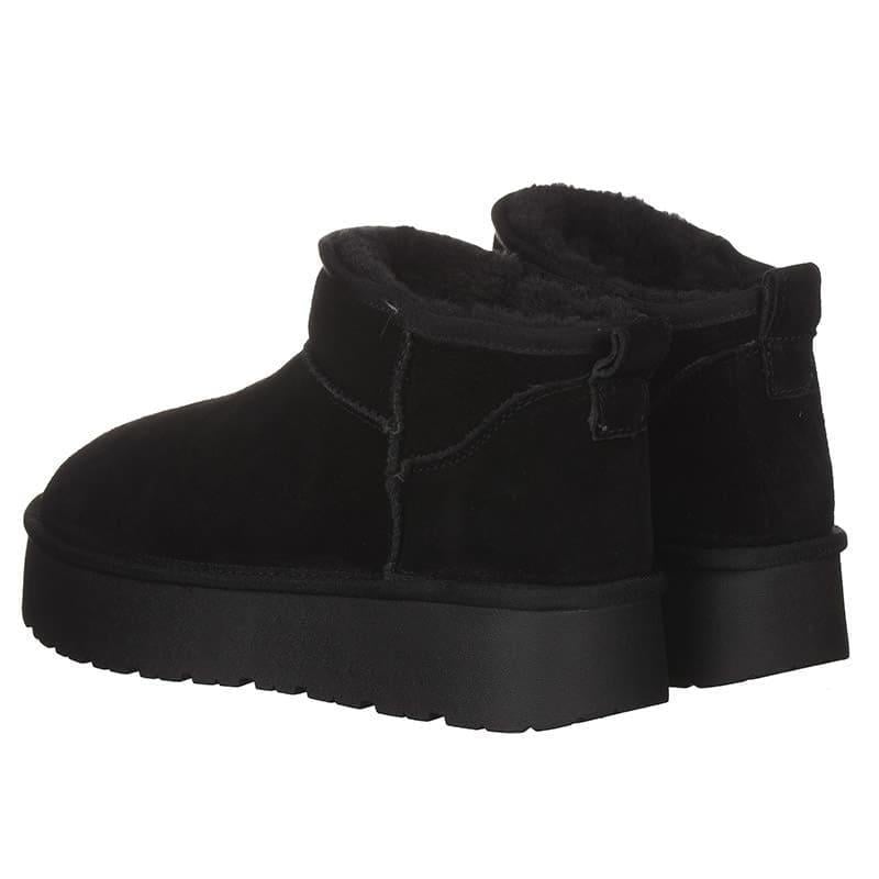 Угги женские PLPS A3301 замшевые р. 39 Черный (80077) - фото 2