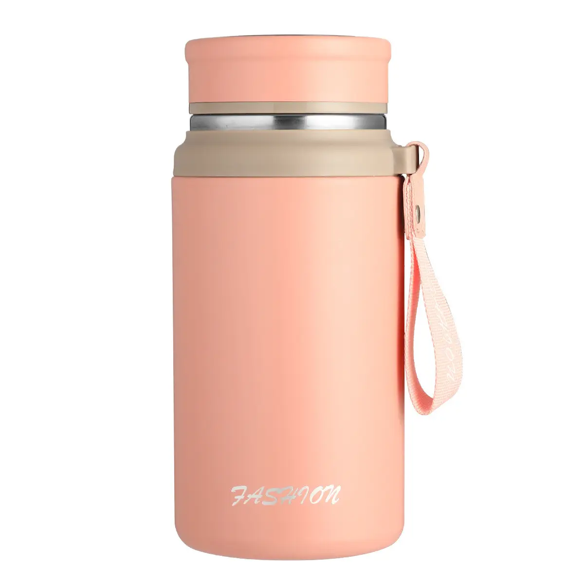 Термос Fashion з датчиком температури 700 мл Рожевий (HP-14-20P)