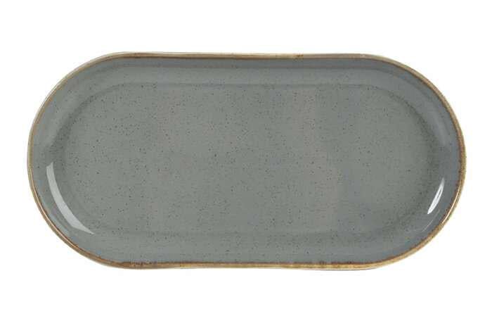 Блюдо овальне Porland Seasons 320 мм Dark Gray (118132.DG)