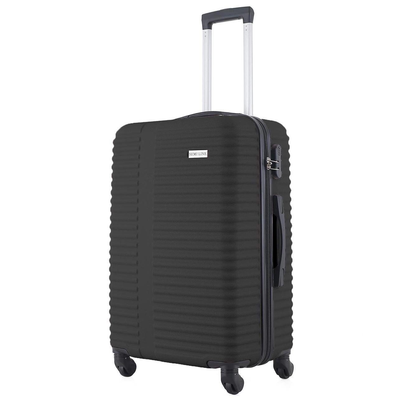 Чемодан SEMI LINE 24" M Black (T5647-3)
