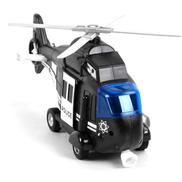 Вертоліт дитячий Wenyi 1:16 поліцейський зі світло-звуковими ефектами Чорний (59121)