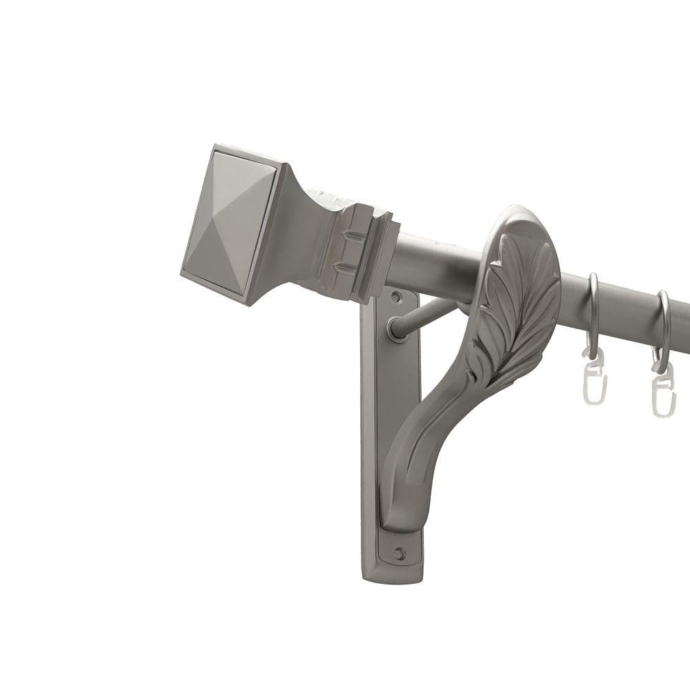 Карниз Orvit Емпорія металевий однорядний ретро гладка труба кільце металеве 25 мм 240 см Сатин (00-00021813)