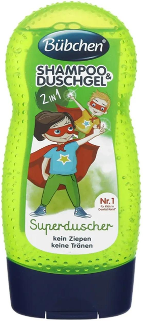 Гель для душу та шампунь дитячий Bübchen Superduscher 230 мл