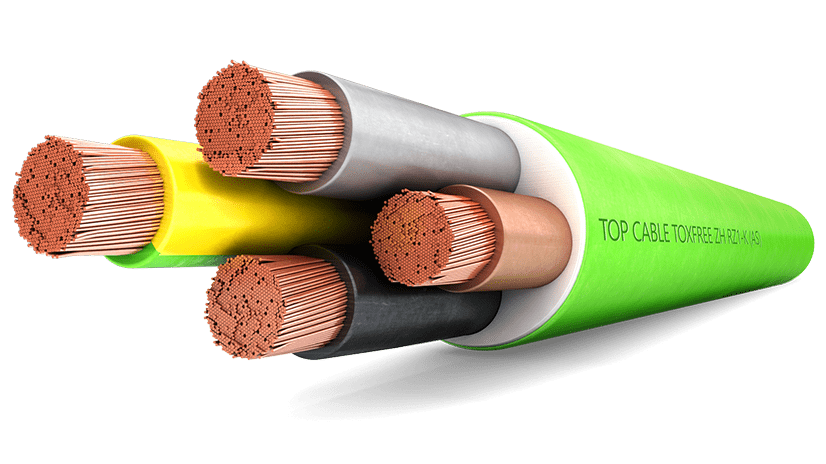 Кабель гнучкий безгалогенний Top Cable Toxfree ZH RZ1-K 3x4