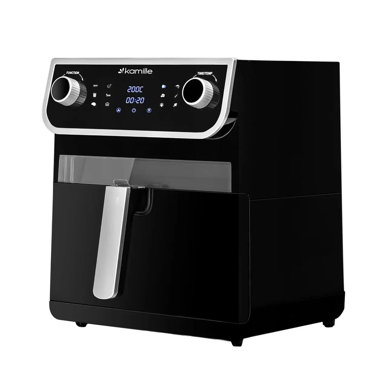 Мультипечь KM-6821з кошиком для змаження 8 л Чорний (2374588972)