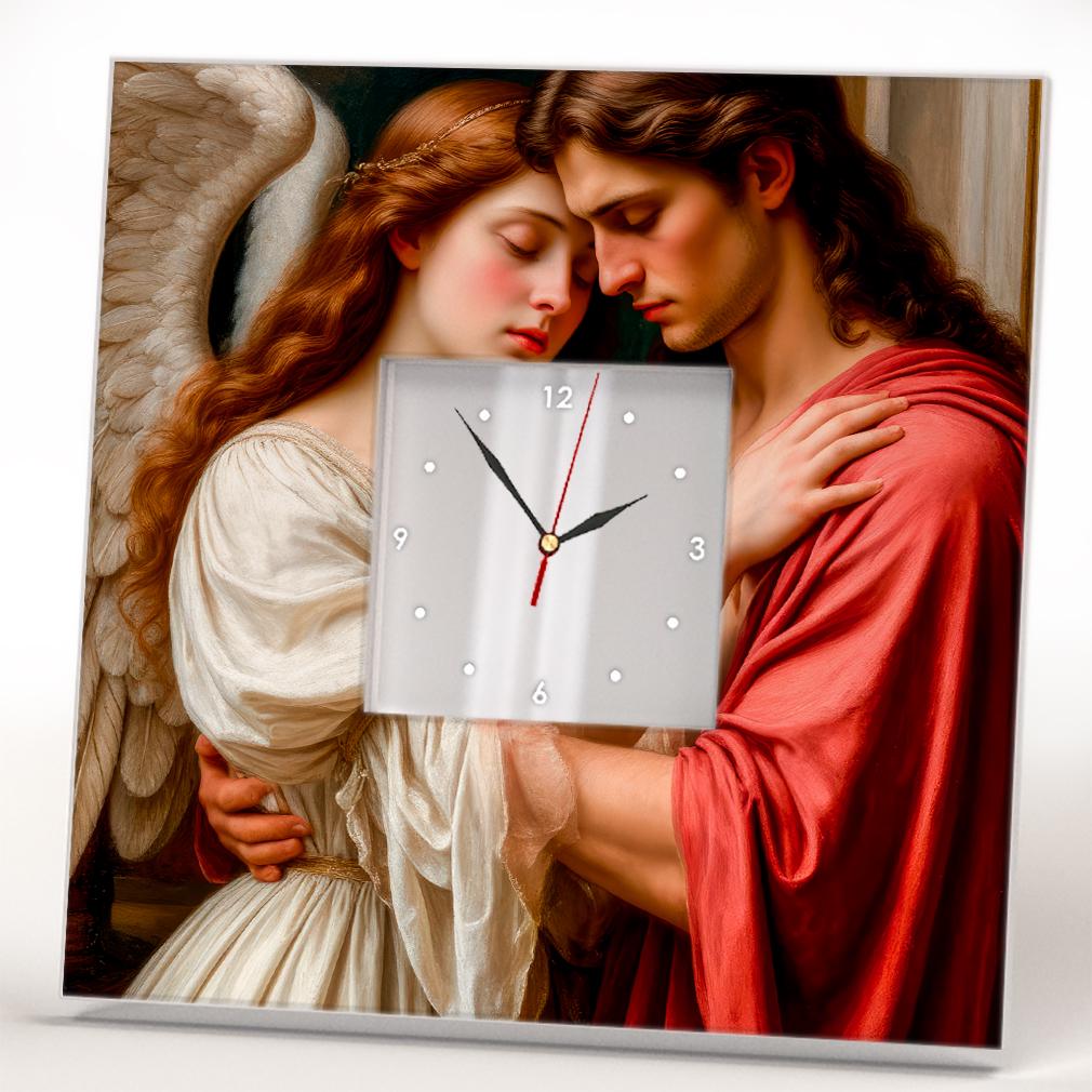 Часы Ангел хранитель 260x260 мм (C04654)