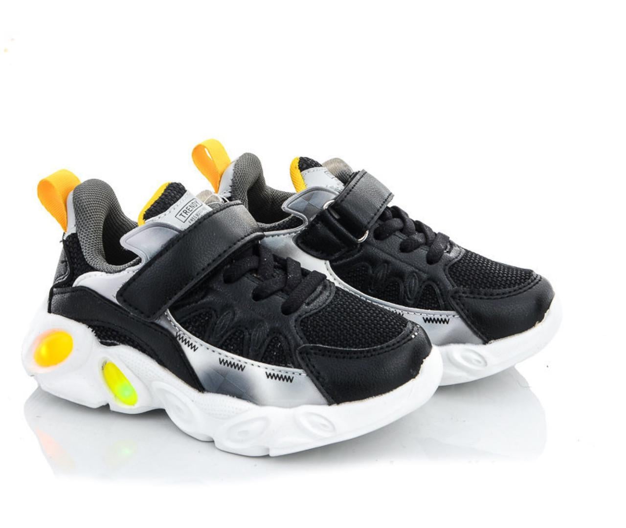 Кроссовки для мальчиков Bessky B14481B/28 р. 28 Черный Кроссовки для мальчиков Bessky B14481B/28 р. 28 Черный