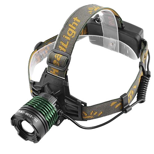 Фонарь налобный 2188-2XPE 2х18650 Signal Light Zoom ЗУ mircoUSB Box White/Red (2245501106)