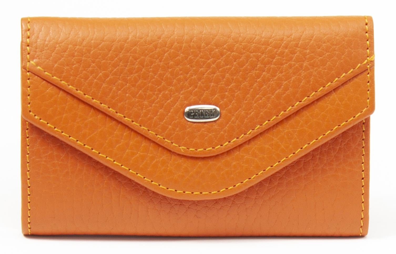 Ключница Petek 526 кожаная Оранжевый (526-46BD-24)