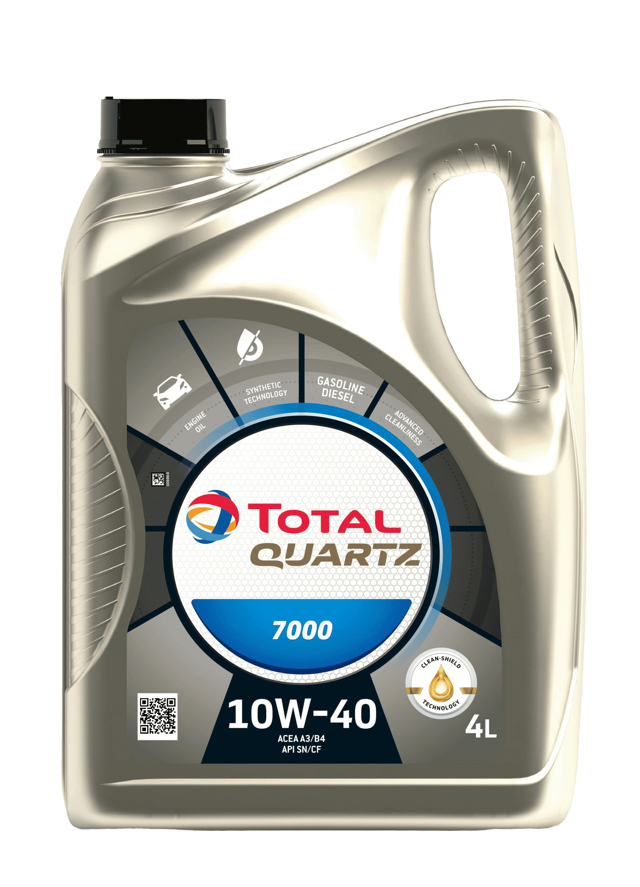Моторна олива Total Quartz 7000 10W-40 4 л