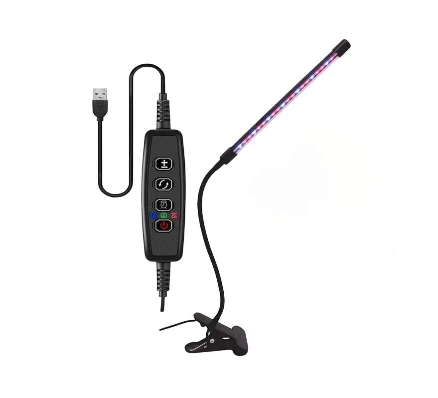 Лампа світлодіодна Supretto для прискореного росту кімнатних рослин на 1 гілку (2677473290)