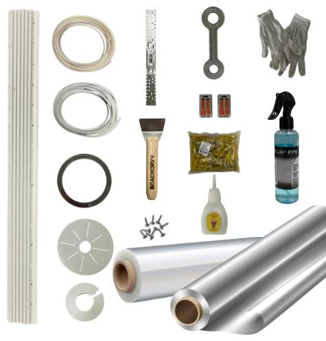 Комплект натяжної стелі Сам Собі Майстер MSD №15 1,2х1,5 м