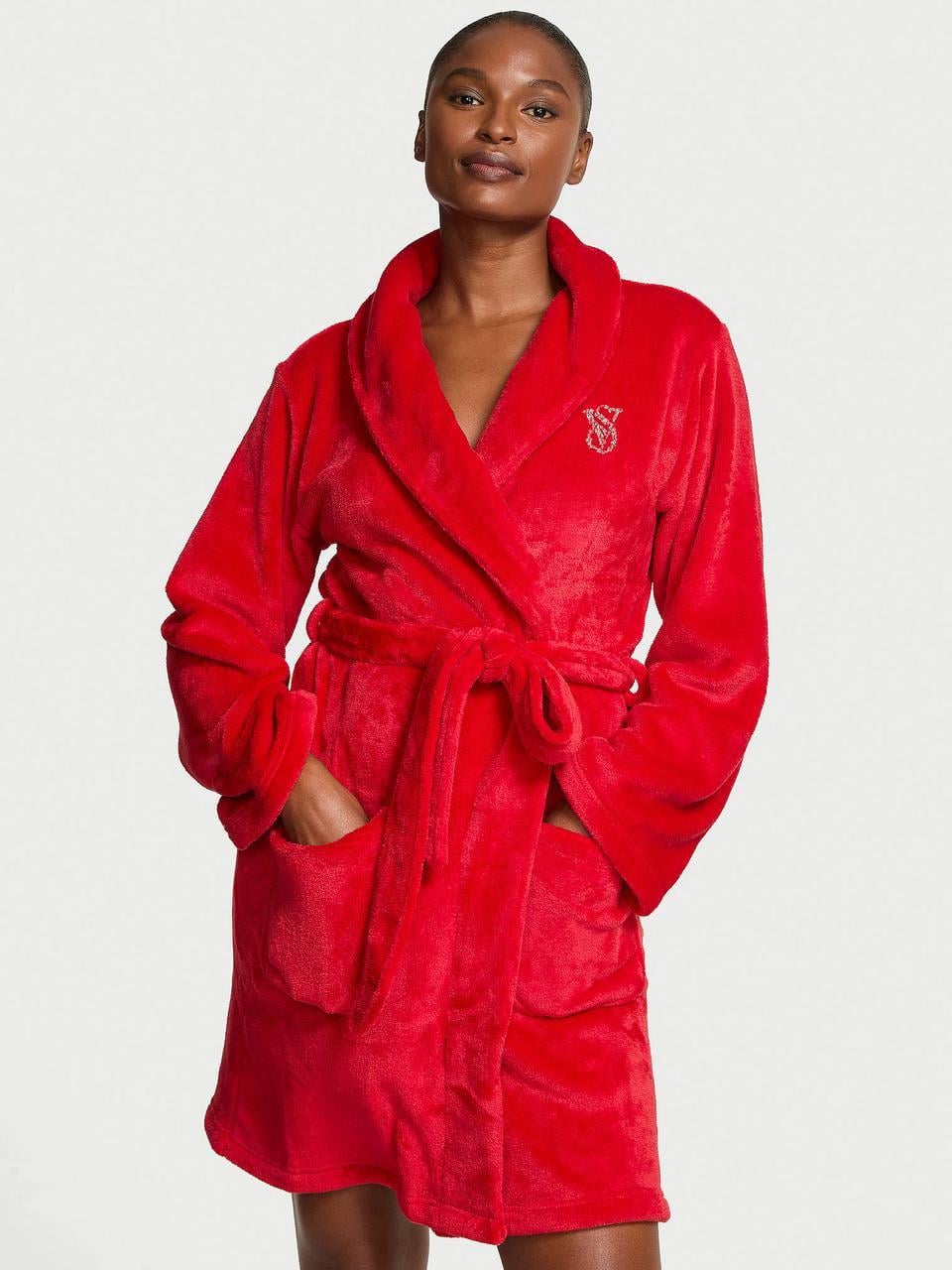 Халат жіночий Victoria's Secret Cozy Plush XS/S Червоний (2751496731) Халат жіночий Victoria's Secret Cozy Plush XS/S Червоний (2751496731)