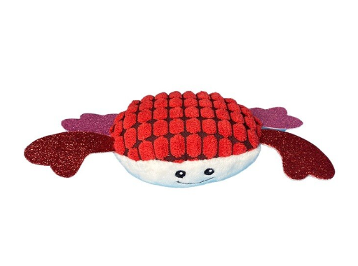 Игрушка для собак с пищалкой Краб Красный (1891359170)