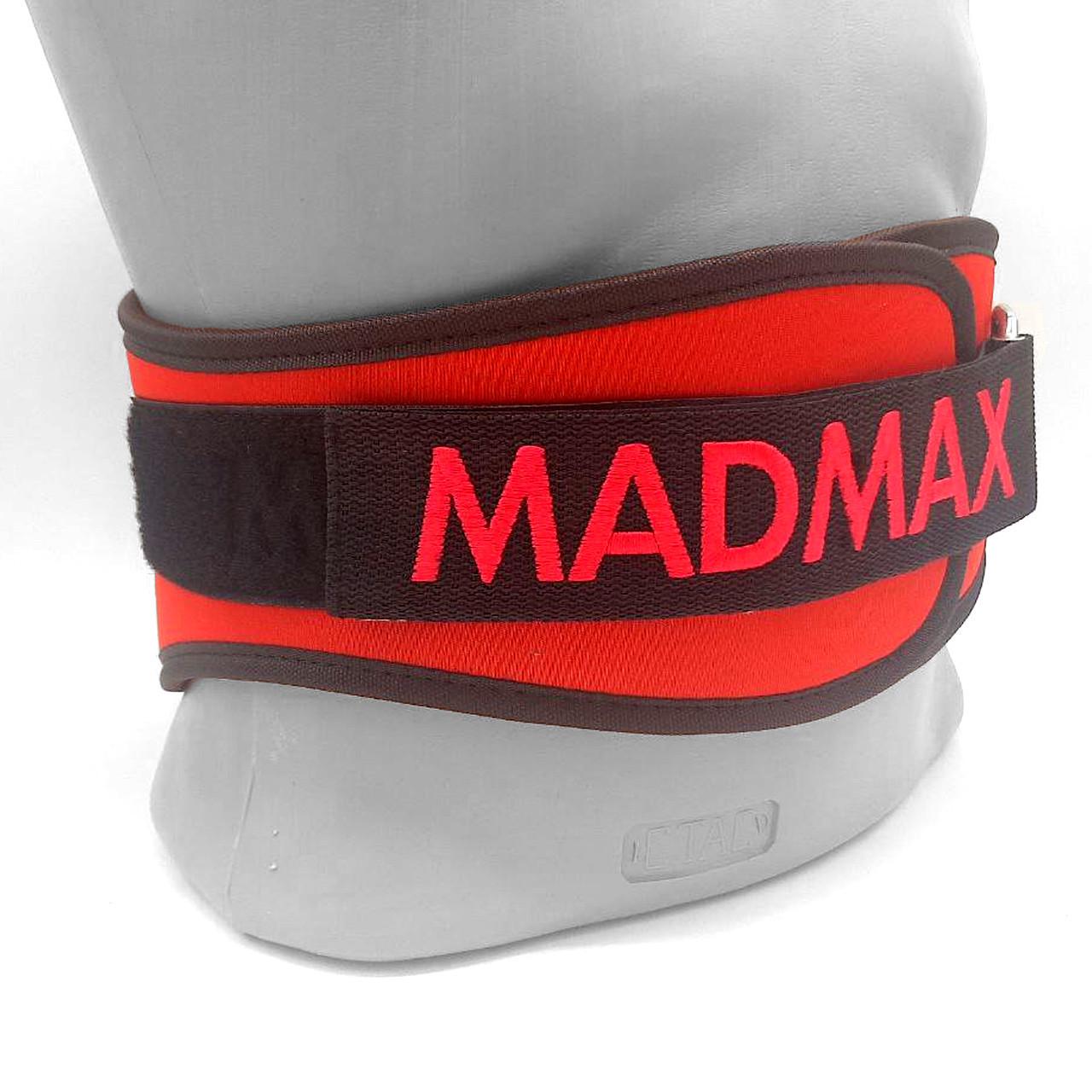 Пояс для тяжелой атлетики MadMax MFB-421 Simply the Best неопреновый XL Red (A-012698) - фото 3 Пояс для тяжелой атлетики MadMax MFB-421 Simply the Best неопреновый XL Red (A-012698) - фото 3