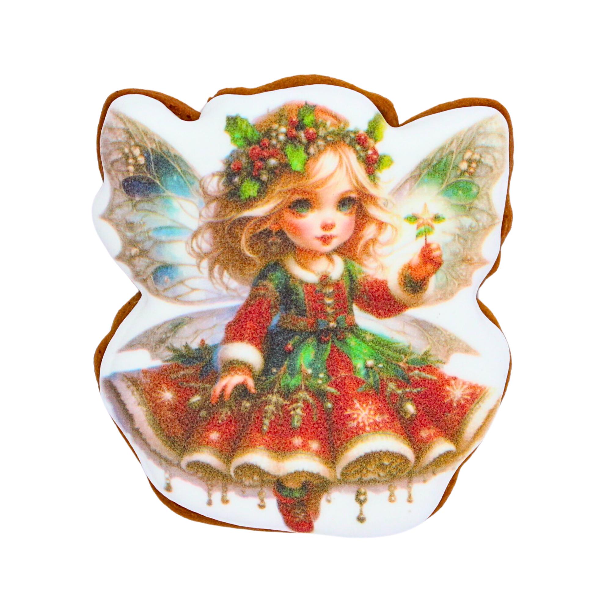 Пряник с принтом Крафт Печенье Новый год Фея сказочная 45 г (nw045136)