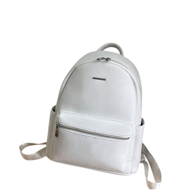 Городские рюкзаки женский сплошной Белый (2374767821)