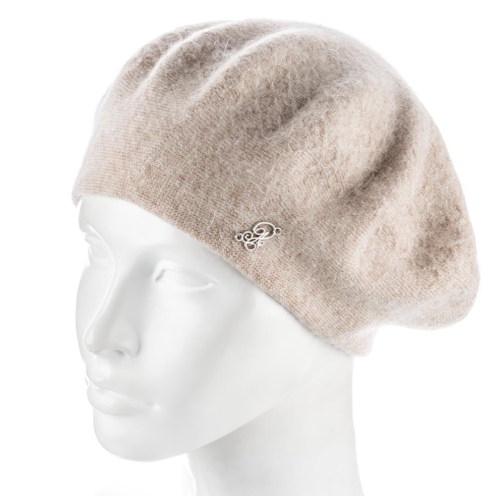 Шапка женская Atrics WH873 двойной ангоровый Капучино