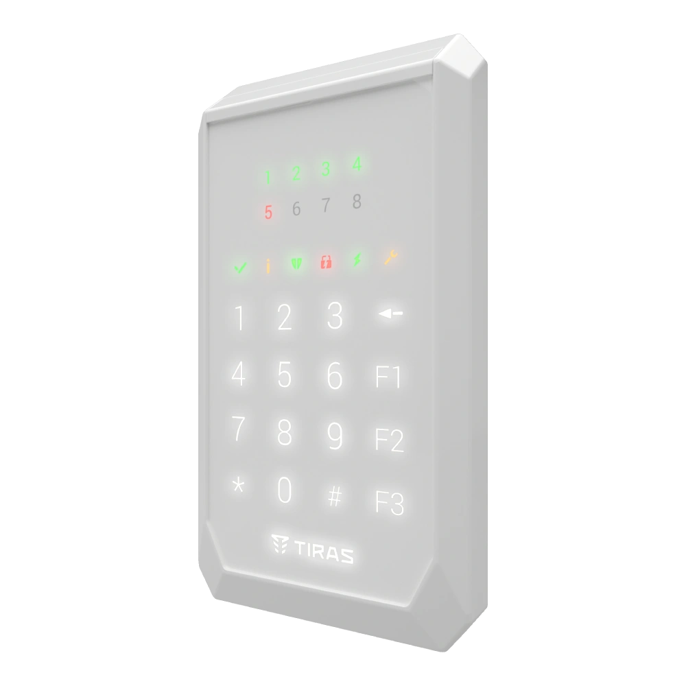 Клавіатура TIRAS K-PAD8 White (99-00010044) - фото 3