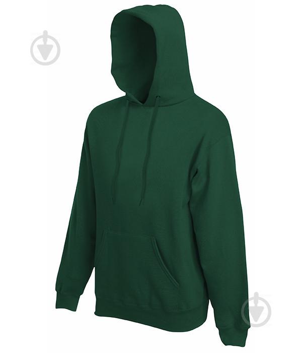 Худи Fruit of the Loom Classic hooded sweat S Темно-зеленый (062208038S)