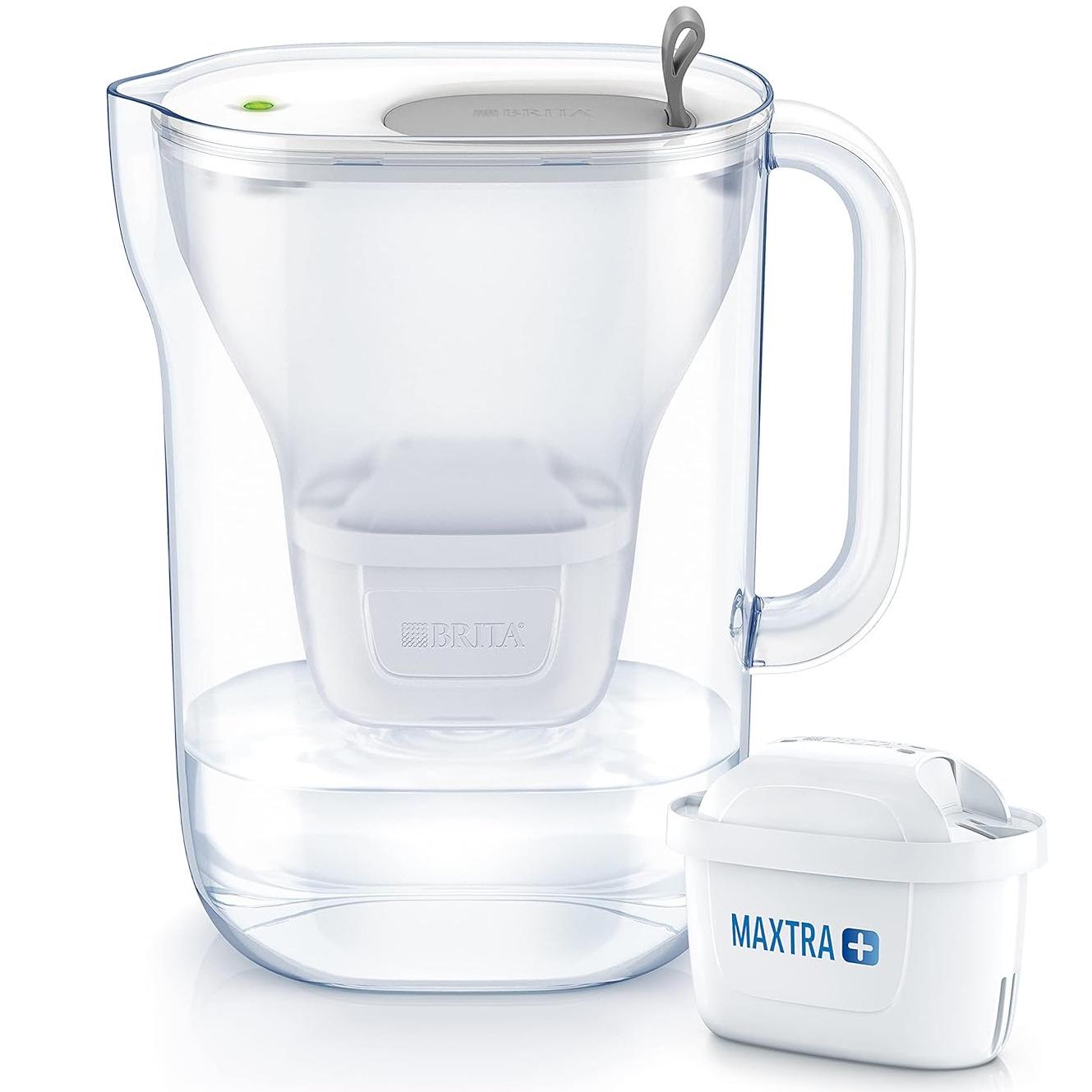Фільтр для питної води-глечик BRITA 1039280 Style XL LED 3,6 л Сірий