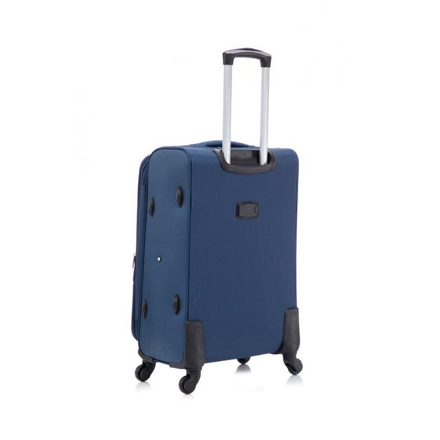 Валіза Bonro Tourist 4 колеса велика Синій (2761308522) - фото 4