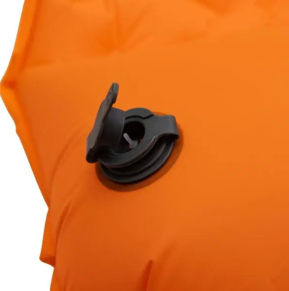 Коврик надувной из TPU с подушкой 190х55х3 см Оранжевый (SJ-0084O) - фото 7