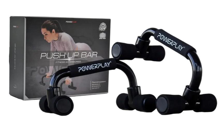 Упоры для отжиманий PowerPlay 4316 Push Up Bars пластиковые скошенные (PP_4316)