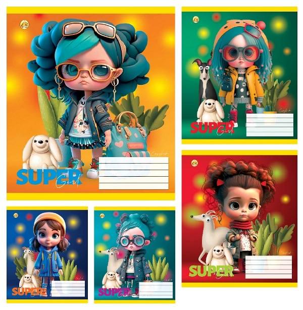 Зошити учнівські у лінійку 12 арк. 25 шт. в уп. ТЕ42111 (MTT-183923)