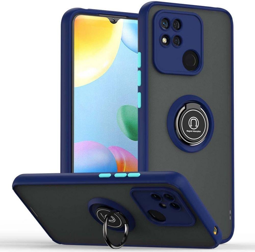 Защитный чехол MatteLuxe Xiaomi Redmi 10A (с кольцом) Blue (34244-28)