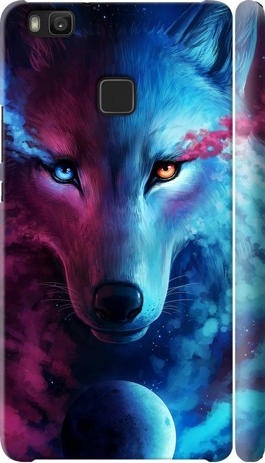 Чохол на Huawei P9 Lite Арт-вовк (3999c-298-42517)