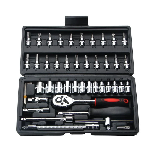 Набір інструментів 46 Piece Tool Set 2 Black (17062021_28) - фото 1