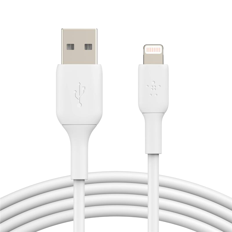 Кабель Belkin USB-A/Lightning PVC 1 м White