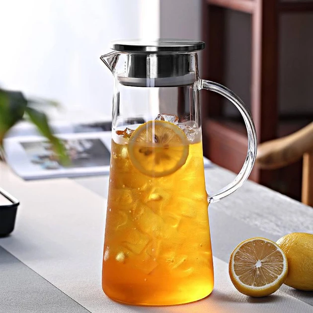 Графін Kamille 1,2 л з ручкою (KM-9033) - фото 3