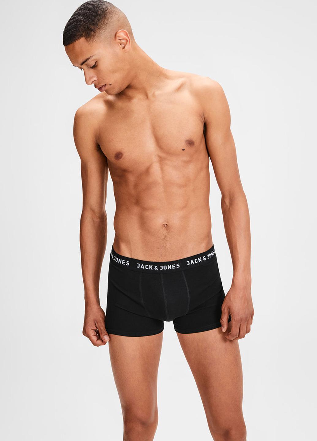 Трусы мужские Jack & Jones XL 3 шт. Черный (12142342b40)