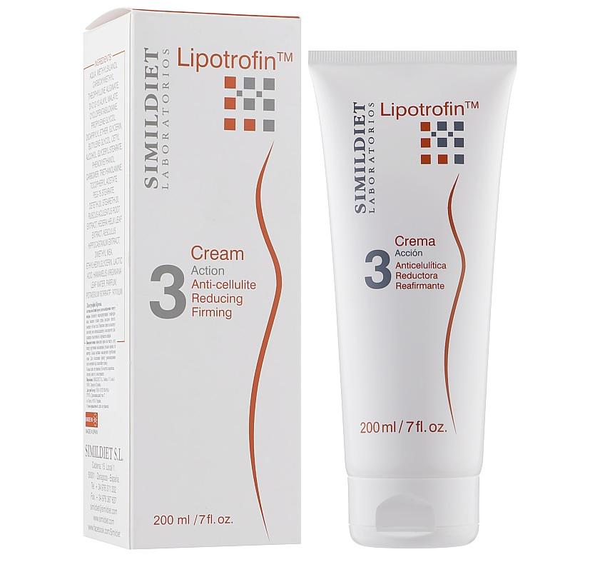 Антицеллюлитный крем Lipotrofin Crema Simildiet 200 мл (8437000753506)