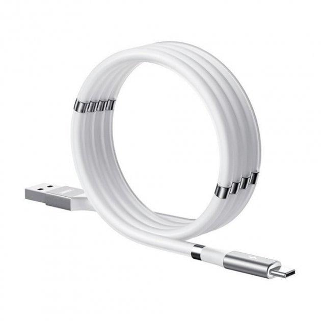 Кабель Remax RC-125a USB Type-C Magnetic-storing 1 м Белый (6972174158259)