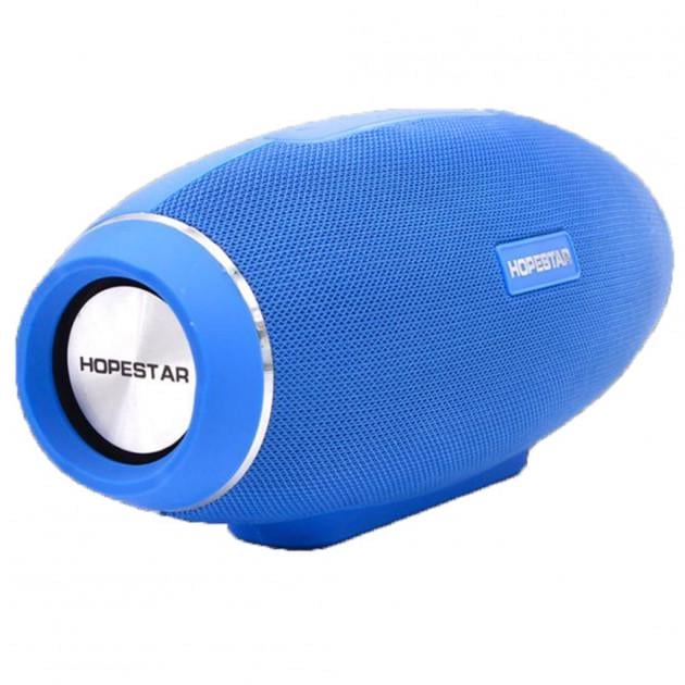 Портативная Bluetooth колонка Hopestar с тремя активными динамиками Синий