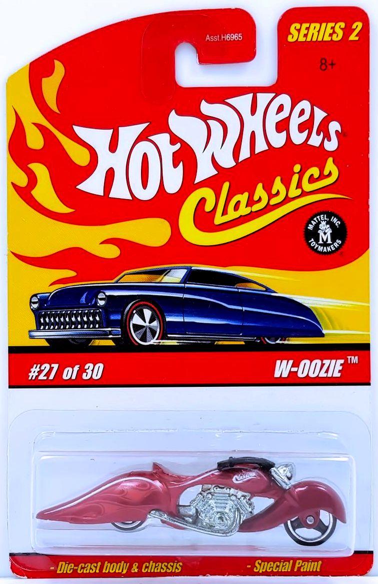 Мотоцикл Hot Wheels W- Oozie 2006 Classics Series 2 27/30 Red (J2783)