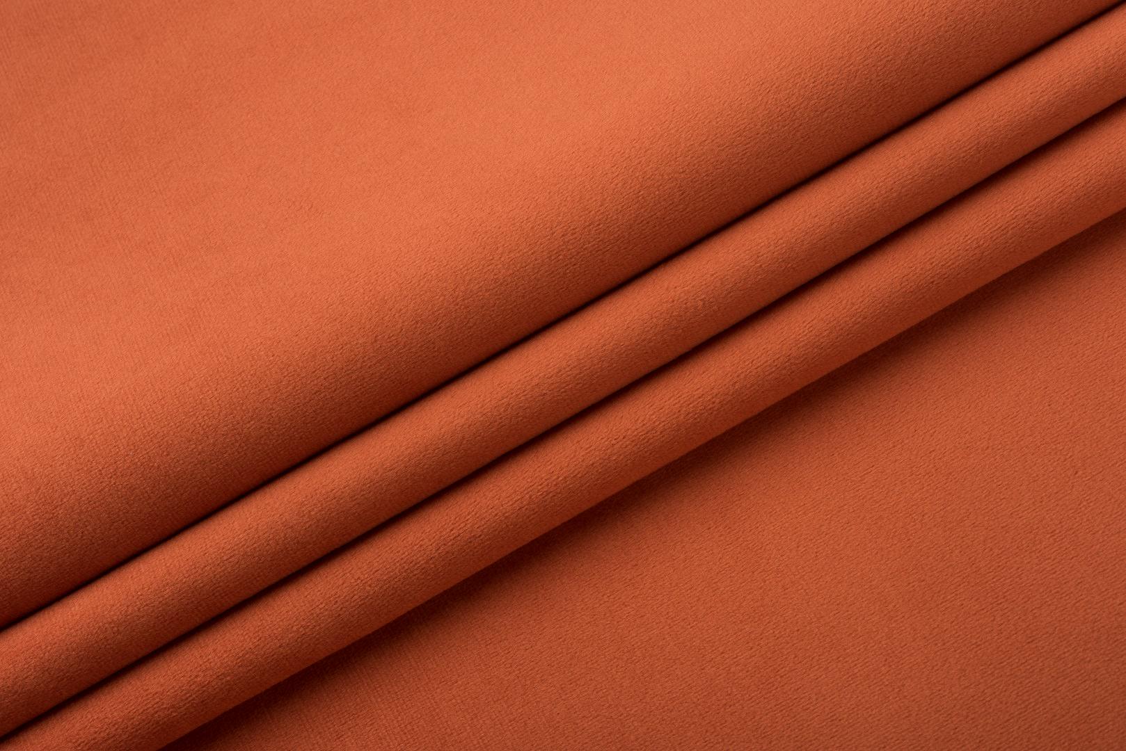 Ткань для мебели Exim Textil Велюр Багира 38 Оранжевый (2441)